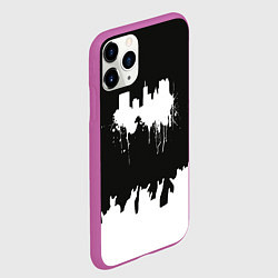 Чехол iPhone 11 Pro матовый Black sity Город тьмы ART 2, цвет: 3D-фиолетовый — фото 2