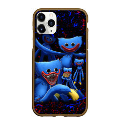 Чехол iPhone 11 Pro матовый Huggy Wuggy: Players, цвет: 3D-коричневый