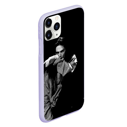 Чехол iPhone 11 Pro матовый Wild Bones / 3D-Светло-сиреневый – фото 2