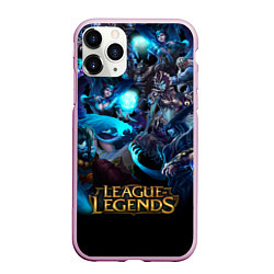 Чехол iPhone 11 Pro матовый LEAGUE OF LEGENDS ЛИГА ЛЕГЕНД ГЕРОИ