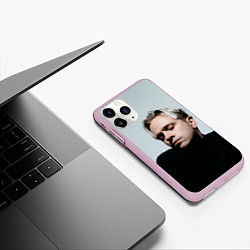 Чехол iPhone 11 Pro матовый Рома Литвинов, цвет: 3D-розовый — фото 2