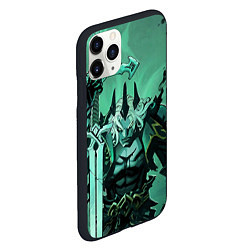 Чехол iPhone 11 Pro матовый Падший король Виего League Of Legends, цвет: 3D-черный — фото 2