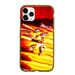 Чехол iPhone 11 Pro матовый Firepower - Judas Priest, цвет: 3D-коричневый