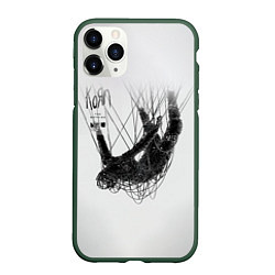 Чехол iPhone 11 Pro матовый The Nothing - Korn, цвет: 3D-темно-зеленый