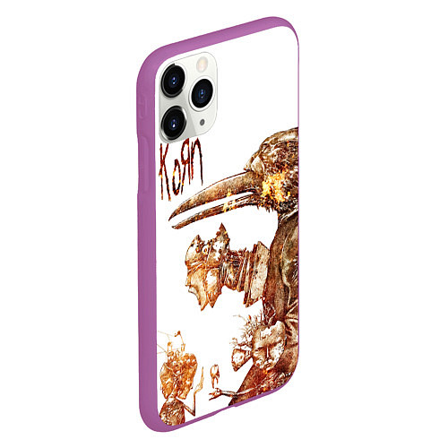 Чехол iPhone 11 Pro матовый Untitled - Korn / 3D-Фиолетовый – фото 2