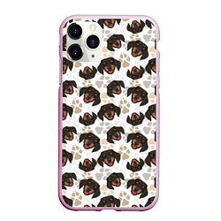 Чехол iPhone 11 Pro матовый Такса Dachshund Dog