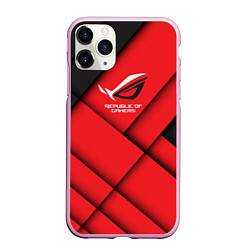 Чехол iPhone 11 Pro матовый ROG - republic of gamers