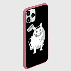 Чехол iPhone 11 Pro матовый КОТ БЕНДЕР МЕМ, цвет: 3D-малиновый — фото 2