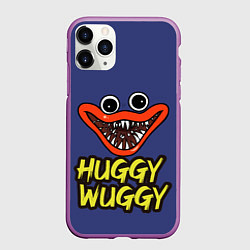 Чехол iPhone 11 Pro матовый Huggy Wuggy: Smile, цвет: 3D-фиолетовый