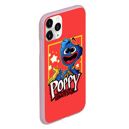 Чехол iPhone 11 Pro матовый POPPY PLAYTIME: STARS / 3D-Розовый – фото 2