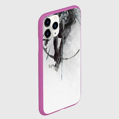 Чехол iPhone 11 Pro матовый The Hunting Party - Linkin Park / 3D-Фиолетовый – фото 2