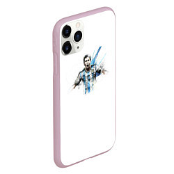 Чехол iPhone 11 Pro матовый Messi Argentina Team, цвет: 3D-розовый — фото 2