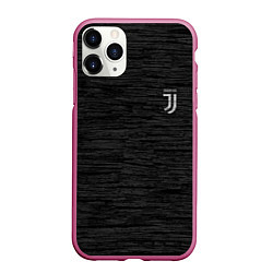 Чехол iPhone 11 Pro матовый Juventus Asphalt theme, цвет: 3D-малиновый