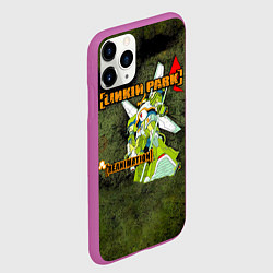 Чехол iPhone 11 Pro матовый Reanimation - Linkin Park, цвет: 3D-фиолетовый — фото 2