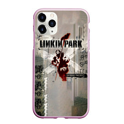 Чехол iPhone 11 Pro матовый Hybrid Theory Live Around The World - Linkin Park, цвет: 3D-розовый