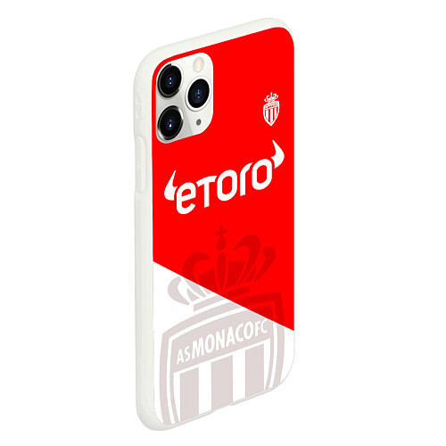 Чехол iPhone 11 Pro матовый AC Monaco Golovin Fan Theme / 3D-Белый – фото 2