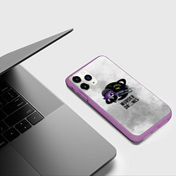 Чехол iPhone 11 Pro матовый Murder Drones Дроны Убийцы, цвет: 3D-фиолетовый — фото 2