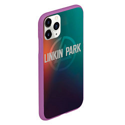 Чехол iPhone 11 Pro матовый Studio Collection - Linkin Park, цвет: 3D-фиолетовый — фото 2