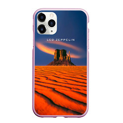 Чехол iPhone 11 Pro матовый Led Zeppelin коллекционное, цвет: 3D-розовый