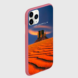 Чехол iPhone 11 Pro матовый Led Zeppelin коллекционное, цвет: 3D-малиновый — фото 2