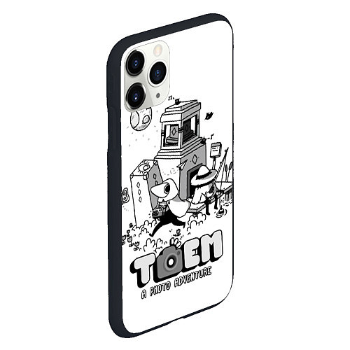 Чехол iPhone 11 Pro матовый TOEM / 3D-Черный – фото 2