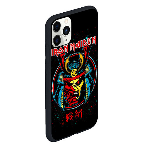 Чехол iPhone 11 Pro матовый Iron Maiden - Senjutsu / 3D-Черный – фото 2