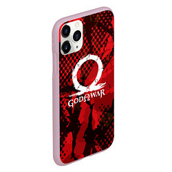 Чехол iPhone 11 Pro матовый God of War Эмблема, цвет: 3D-розовый — фото 2