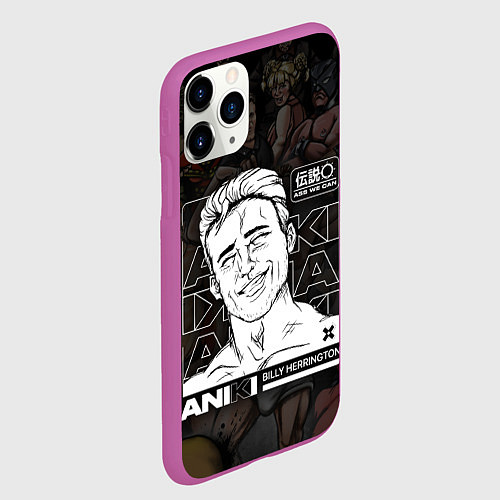 Чехол iPhone 11 Pro матовый BILLY HERRINGTON ANIKI / 3D-Фиолетовый – фото 2