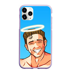 Чехол iPhone 11 Pro матовый BILLY HERRINGTON, цвет: 3D-светло-сиреневый