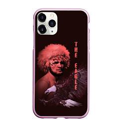 Чехол iPhone 11 Pro матовый The Eagle Хабиб, цвет: 3D-розовый