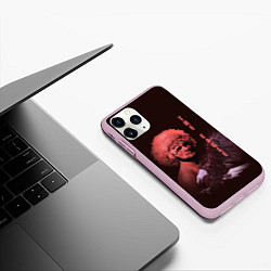 Чехол iPhone 11 Pro матовый The Eagle Хабиб, цвет: 3D-розовый — фото 2