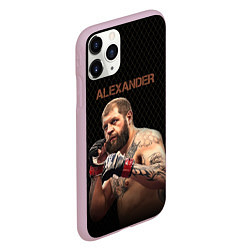 Чехол iPhone 11 Pro матовый Alexander The Grim Reape, цвет: 3D-розовый — фото 2