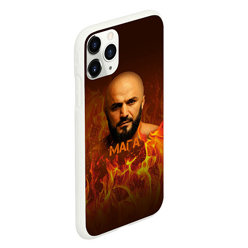 Чехол iPhone 11 Pro матовый Мага / 3D-Белый – фото 2