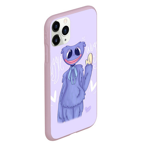 Чехол iPhone 11 Pro матовый МИЛАШКА ХАГГИ ВАГГИ - POPPY PLAYTIME / 3D-Розовый – фото 2