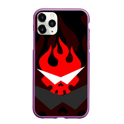 Чехол iPhone 11 Pro матовый GURREN LAGANN LOGO SYMBOL, цвет: 3D-фиолетовый