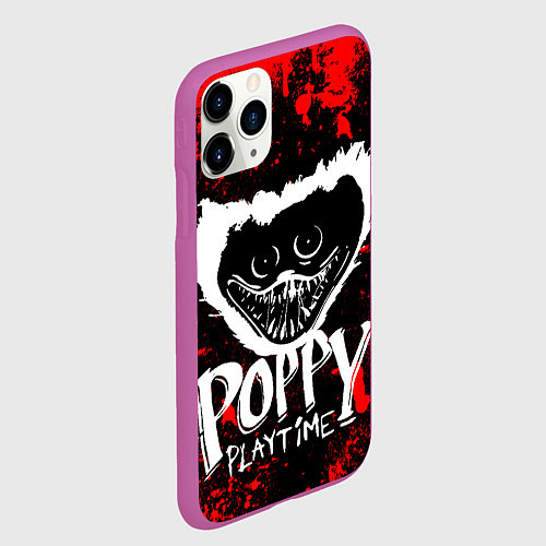 Чехол iPhone 11 Pro матовый ПОППИ ПЛЕЙТАЙМ ХАГИ ВАГИ / 3D-Фиолетовый – фото 2