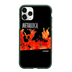 Чехол iPhone 11 Pro матовый Load - Metallica, цвет: 3D-темно-зеленый