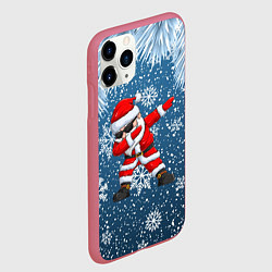 Чехол iPhone 11 Pro матовый DAB SANTA WINTER, цвет: 3D-малиновый — фото 2