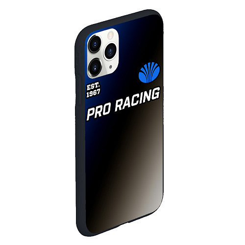 Чехол iPhone 11 Pro матовый ДЭУ Est 1967 - Pro Racing / 3D-Черный – фото 2