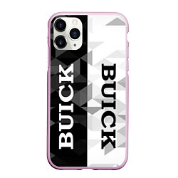 Чехол iPhone 11 Pro матовый Buick Black And White, цвет: 3D-розовый