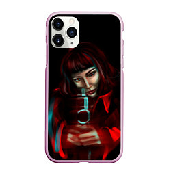 Чехол iPhone 11 Pro матовый БУМАЖНЫЙ ДОМ ОРУЖИЕ- LA CASA DE PAPEL