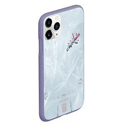 Чехол iPhone 11 Pro матовый Washington Capitals Ovi8 Grey Ice theme, цвет: 3D-серый — фото 2