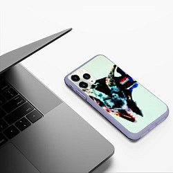 Чехол iPhone 11 Pro матовый Iowa - Slipknot, цвет: 3D-светло-сиреневый — фото 2