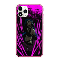 Чехол iPhone 11 Pro матовый Pink Jinx