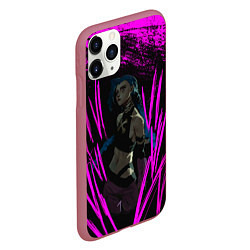 Чехол iPhone 11 Pro матовый Pink Jinx, цвет: 3D-малиновый — фото 2