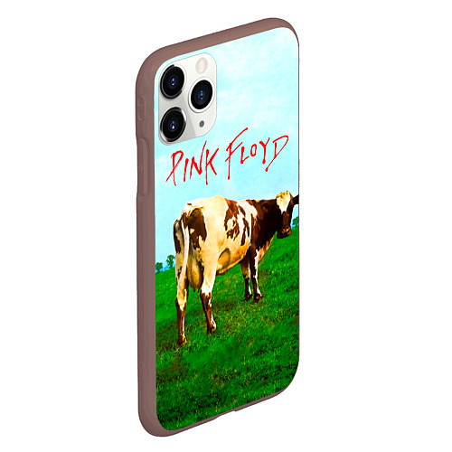 Чехол iPhone 11 Pro матовый Atom Heart Mother - Pink Floyd / 3D-Коричневый – фото 2