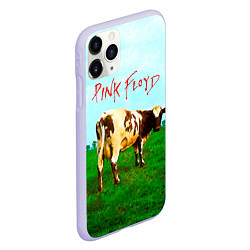 Чехол iPhone 11 Pro матовый Atom Heart Mother - Pink Floyd, цвет: 3D-светло-сиреневый — фото 2