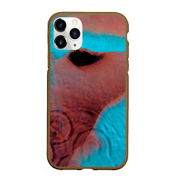 Чехол iPhone 11 Pro матовый Meddle - Pink Floyd, цвет: 3D-коричневый