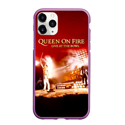 Чехол iPhone 11 Pro матовый Queen on Fire - Live at the Bowl