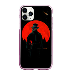 Чехол iPhone 11 Pro матовый Plague doctor ЧУМНОЙ ДОКТОР